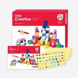큐블로 크리에이티브 120 자석 블럭 블록 유아 어린이 선물
