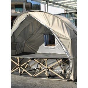 1인 캠핑텐트 초경량 미군 퍼블릭 코팅 야전침대 텐트 사이클링 따뜻한 네이 실리콘 찢김