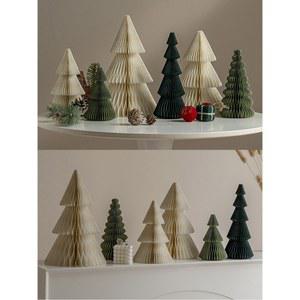 종이트리 페이퍼 장 소품 트리 대형 진열 테이블 홈파티 DIY 미니트리 데코