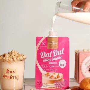 [달달슬림쉐이크]달달슬림 맛있는 단백질 쉐이크 파우치 다이어트 식사대용 프로틴 파우더 보충제 곡물,...