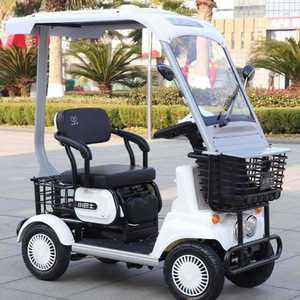 부모님 4륜 전동차 지붕 캐노피 1인 노인 전동 스쿠터