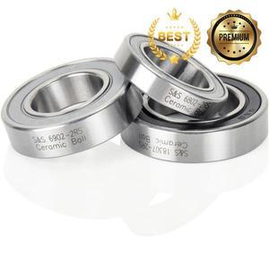 CATAZER 자전거 허브 세라믹 볼 베어링 수리 부품 MTB 로드 바이크용 밀폐 스틸 비링 18307 6902/6802