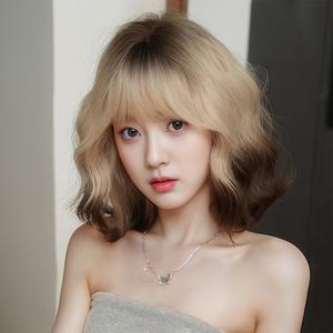 키라비 여성 가발 통가발 단발머리 35cm DTF0166-2