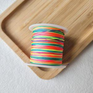 나일론 매듭실 40m 매듭실 매듭끈 나일론끈 무지개끈 팔찌끈 포장끈