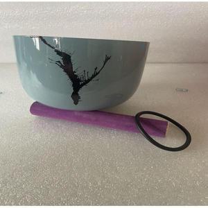 크리스탈 노래 그릇 가공, 공장 특별 행사, 432HZ 3rd 옥타브 A 노트, 7 인치 써드 아이 차크라