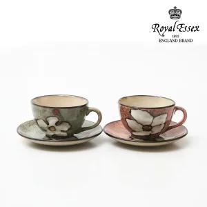 소담 커피잔세트 2인 핸드페인팅 도자기 찻잔