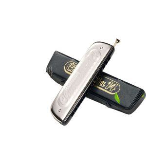 호너 하모니카 14홀 반음 입문 초보 연습 크롬