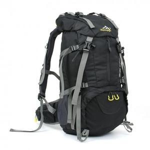 스포츠가방 트래킹 가슴허리벨트 등산가방 50L 방수 블랙 아웃도어 멀티수납 대형
