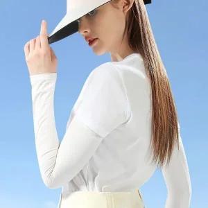 썬아웃 자외선차단 쿨토시화이트 롱 아이스슬리브