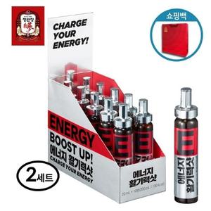 정관장 에너지 활기력 샷 20ml 20병 + 쇼핑백 포함 - 인삼농축액 선물세트 명절선물