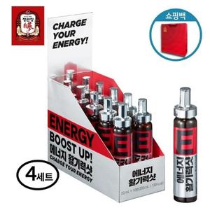 정관장 에너지 활기력 샷 20ml 40병 + 쇼핑백 포함 - 인삼농축액 선물세트 명절선물