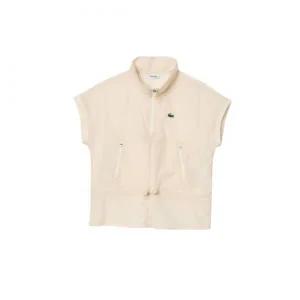 (매장정품) LACOSTE 여성 골프 아노락 베스트 [크림] BF8579-55GXFJ 118347