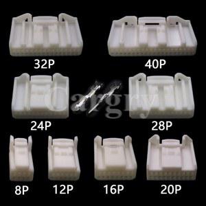 자동차 오디오 40P 와이어 차량 미러 32 내비게이션 커넥터 세트 중앙 리버싱 제어 24 플러그 16 12