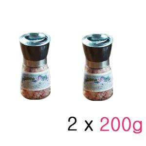 초특가 특가 200gX2 핑크솔트 암염 천연소금 건강소금/맛소금/답례품/히말라야/핑크/솔트/선물/세트/천일염