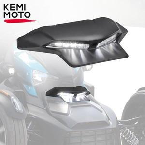 Can-Am Ryker 600 스포츠 랠리 에디션용 LED 보조 DRL 키트 후드 패널 주간 주행등 포함