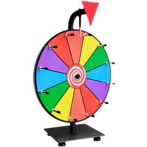원판돌리기 큰 턴테이블 뽑기 컬러 회전판 돌림판 12칸 원판 12인치 룰렛