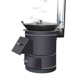 농촌 무쇠 석탄 소각로 드럼통 소각통 통기 땔감 소형개방형X강철화로 2개 장작화로