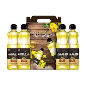 목우촌 카놀라유 1호 명절선물세트 쇼핑백포함