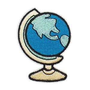 지구본 열접착 의류 리폼 패치 1p 와펜