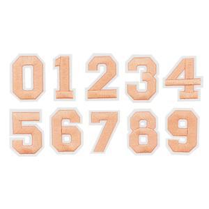 코랄 넘버 열접착 의류 리폼 패치 와펜