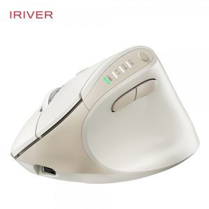 아이리버 항균처리 충전식 멀티페어링 블루투스 무소음 무선 버티컬 마우스 EV35c 화이트
