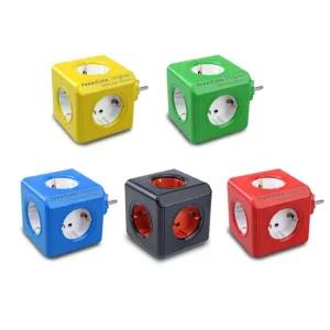 고용량 멀티탭 오리지널 파워큐브 컬러 5구 전기 멀티 콘센트