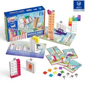 러닝리소스 넘버블록스 11-20 수막대 큐브 블럭 매쓰링크 블록 숫자세기 기초수학 놀이