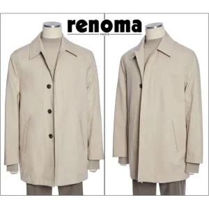 [롯데백화점]레노마 F/W 봄/가을 기장감좋은 트렌치 하프코트 베이지컬러 RQIMBH01A EK3653