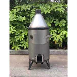 소각통 쓰레기 장작 주물 태우기 연통 냄비 캠핑장