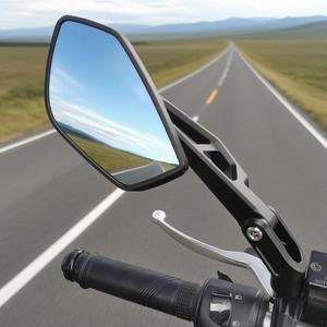 오토바이 수정 된 고화질 광시야각 접이식 CNC 알루미늄 백미러 혼다 NX500