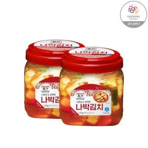 [보리보리/종가집]종가집 담백한 나박김치1.2kg(PET)X2