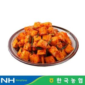 [보리보리/더자연]한국농협 마이산김치 국내산 깍두기 1kg