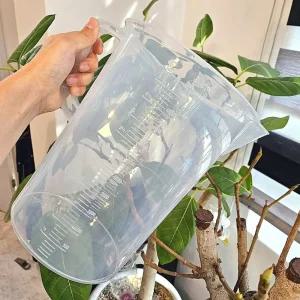 (5리터) 대용량 다용도 손잡이 비커 플라스틱 계량컵/학생/용기/학교/과학/실험/실습/용량컵/비커컵/용량