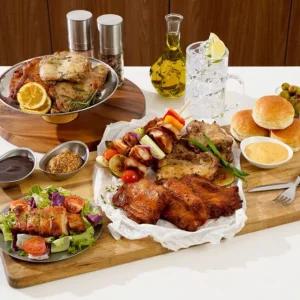 [미래밥상] 국내산 직화오븐 통순살 닭다리 바베큐 120G x 10팩 소금구이/매운맛 택1