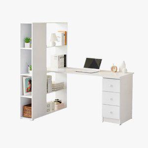 [아도라퍼니처]아도라퍼니처 M1 빌바오 1500 책상 4단책장 세트