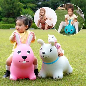 캐스B 점핑 호핑볼 버니 퍼피 짐볼 아동 말타기 콩콩놀이 신체발달 운동 균형놀이 장난감