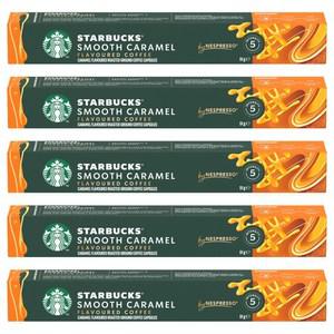 스타벅스 네스프레소 탕비실 coffee 스무스 캐러멜향 캡슐 커피 5.1g 10개입 5개
