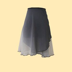 힙스카프 공연의상 라인 댄스 무용 밸리댄스 랩스커트 힙가리개 그라데이션 쉬폰