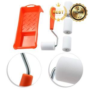 2인치 소형 페인트 롤러 키트 벽화 도구 용 고밀도 폼 트레이 라이너