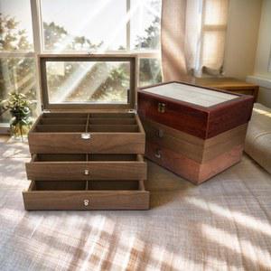 선글라스 보관함 안경 정리함 나무 안경집 하이타이드 스틸