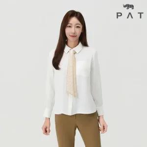 [PAT 여성] 프린트 스카프 블라우스_1J62514