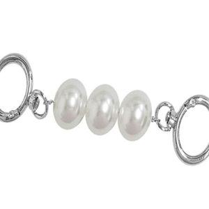 진주 연장 스트랩 14cm 실버 체인 보수 리폼