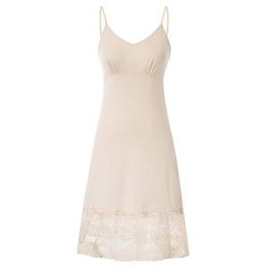 여성 언더 드레스를 위한 포크 슬립 심플 드레스 조절 가능 스트랩 카미