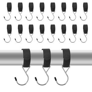 PEUTIER 16개 얼음 낚시 쉼터 코트 헤비 듀티 판자 걸이 보관함 캠핑 텐트 야외 사냥 블라인드 액세서리 블랙