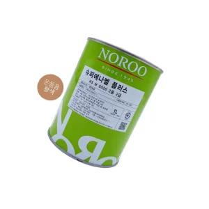 노루 슈퍼에나멜 플러스 온돌용 황색 유광 1L 알키드수지 유성페인트 가구페인트