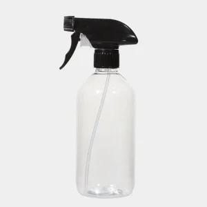 상세정보참조 건스프레이 블랙캡 투명 500ml 플라스틱 공병 소분병 여행 화장품용기 상세정보참조