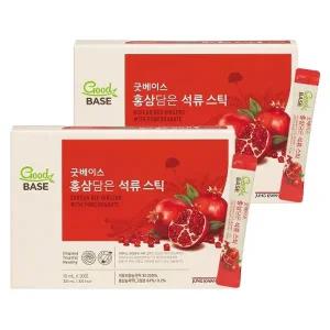 [정관장 공식] 굿베이스 홍삼담은 석류스틱 10ml x 30포 2박스