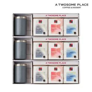 [롯데백화점]투썸플레이스 투썸플레이스 베이직 기프트 세트 (스텐머그 그레이) x 3개