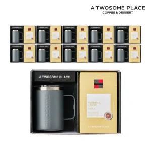 [롯데백화점]투썸플레이스 투썸플레이스 심플 기프트 세트 (스텐머그 그레이) x 10개