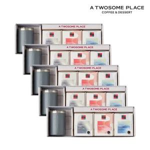 [롯데백화점]투썸플레이스 투썸플레이스 베이직 기프트 세트 (스텐머그 그레이) x 5개